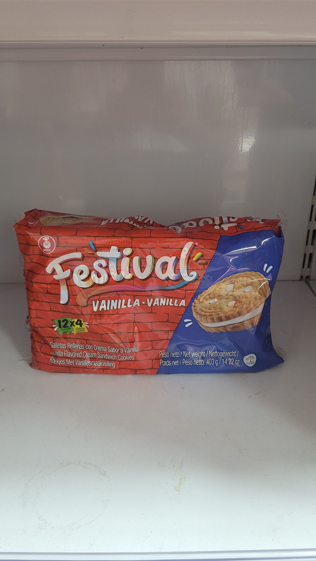 Festival Vainilla Galletas Rellenas 12x4 403g