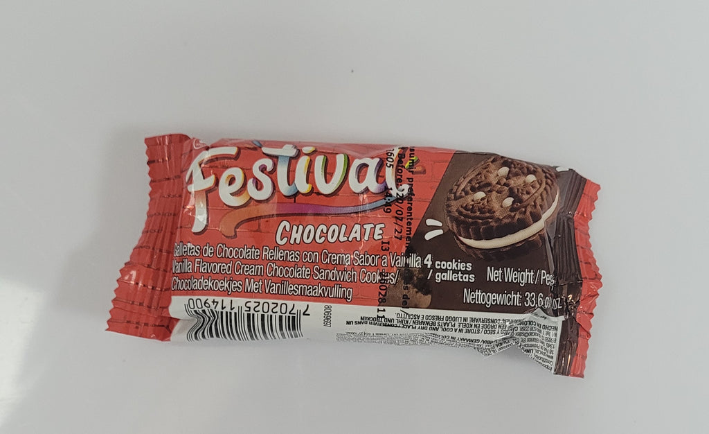 Festival Chocolate Noel bolsa x4 galletas 33,6g