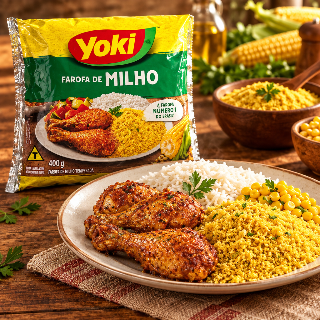 Farofa de Milho Yoki