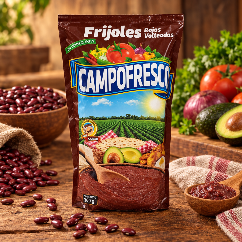 Frijoles Rojos Volteados Campofresco 360g
