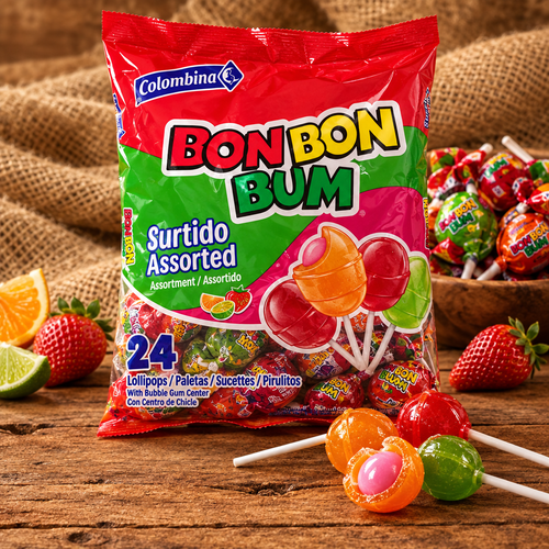 Bon Bon Bum bolsa x24 fondo rústico
